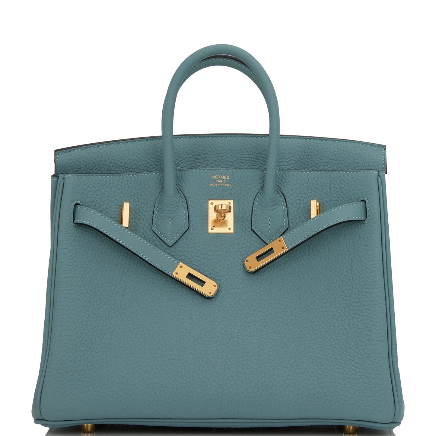 Hermes Birkin 25 Ciel Togo Gold Hardware