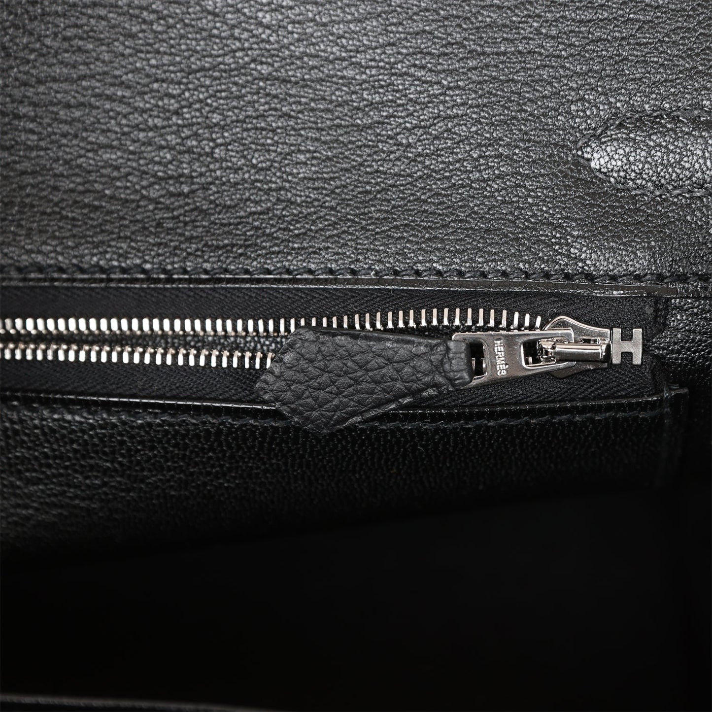 Hermes Birkin 25 Black Togo Palladium Hardware
