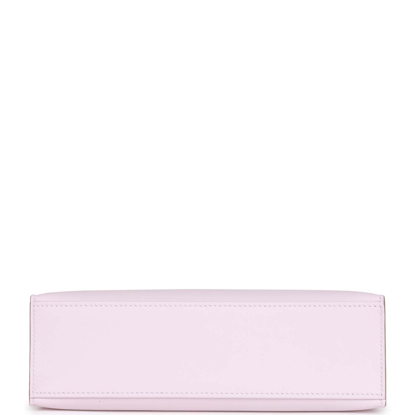 Hermes Kelly Pochette Mauve Pale Swift Palladium Hardware