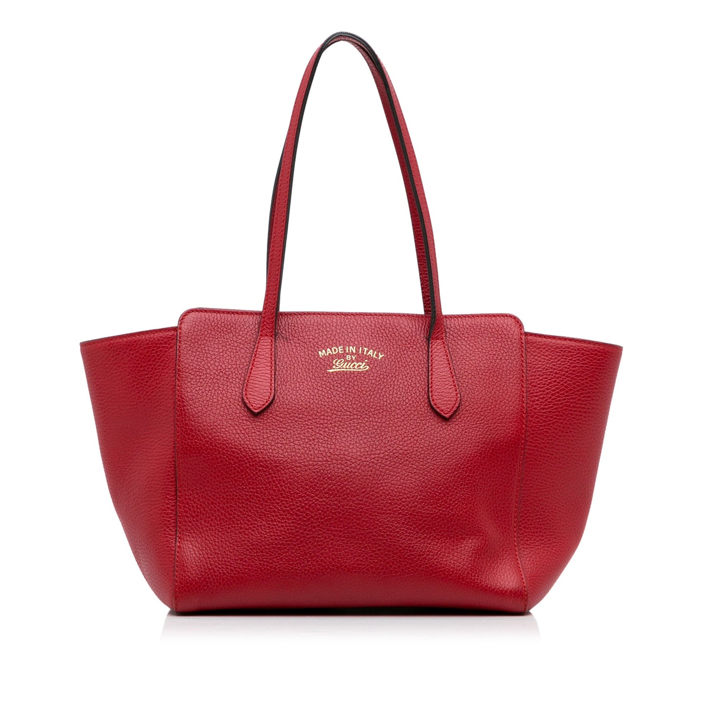Red Gucci Medium Swing Tote Bag