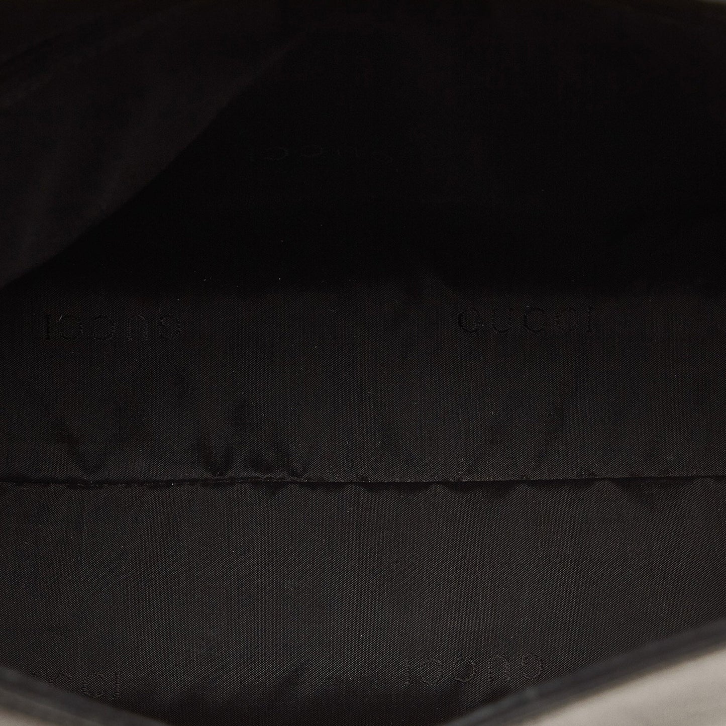 GUCCI Bamboo Leather Shoulder Bag