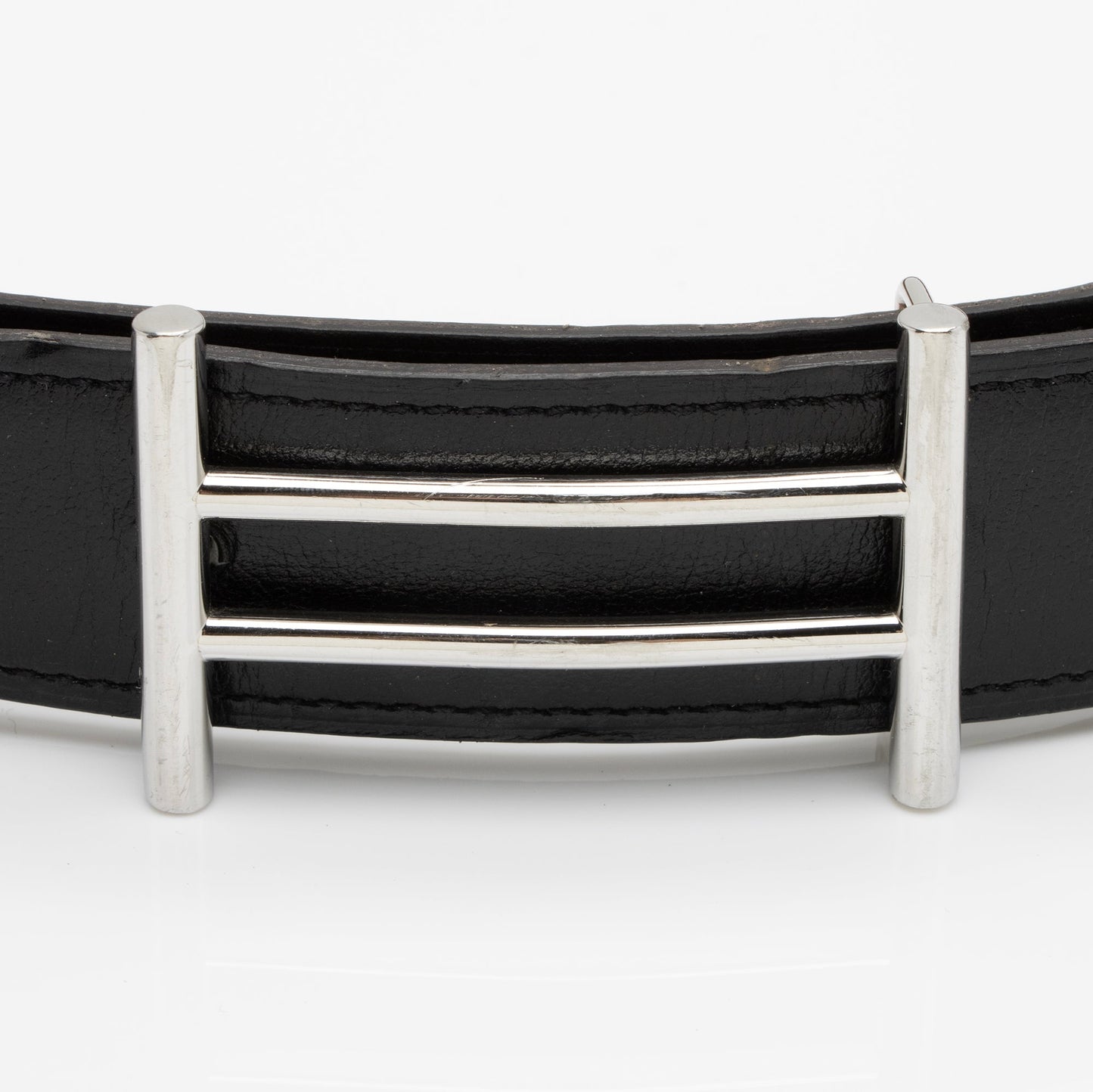 Hermes Box Togo Calfskin Rider Reversible Belt - Size 38 / 95 (SHF-23286)