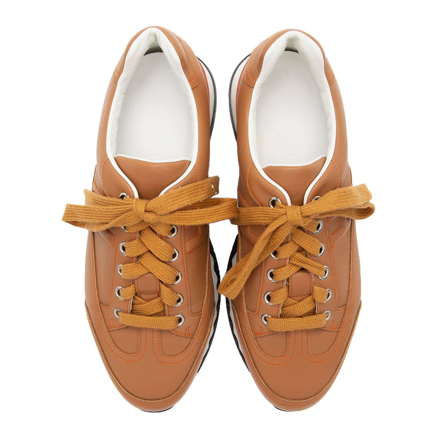 Hermes Calfskin Trail Sneakers - Size 7.5 / 37.5 (SHF-DGPl9X)