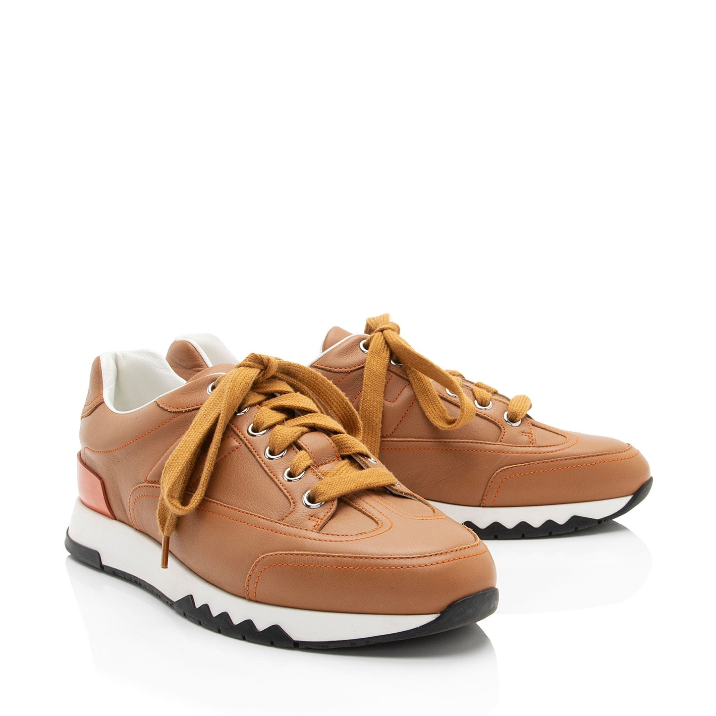 Hermes Calfskin Trail Sneakers - Size 7.5 / 37.5 (SHF-DGPl9X)
