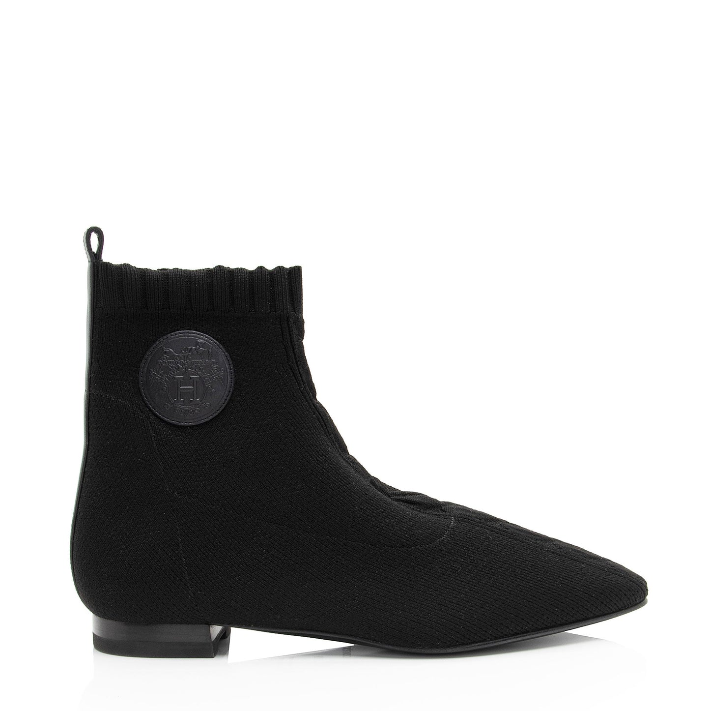 Hermes Knit Calfskin Duo Ankle Boots - Size 7.5 / 37.5 (SHF-ujkGtv)