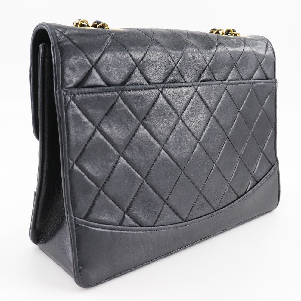 CHANEL Shoulder Bag lambskin black 2.55 Matrasse ChainShoulder