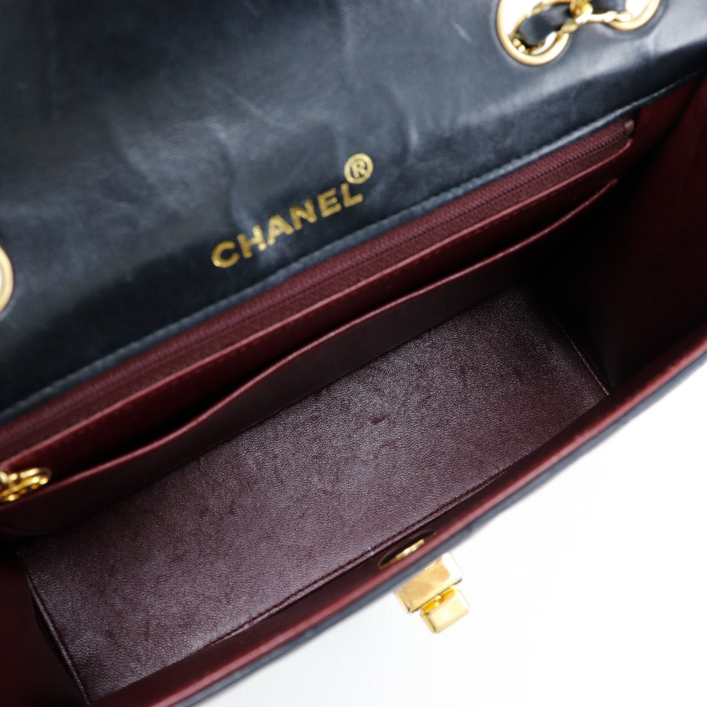 CHANEL Shoulder Bag lambskin black 2.55 Matrasse ChainShoulder