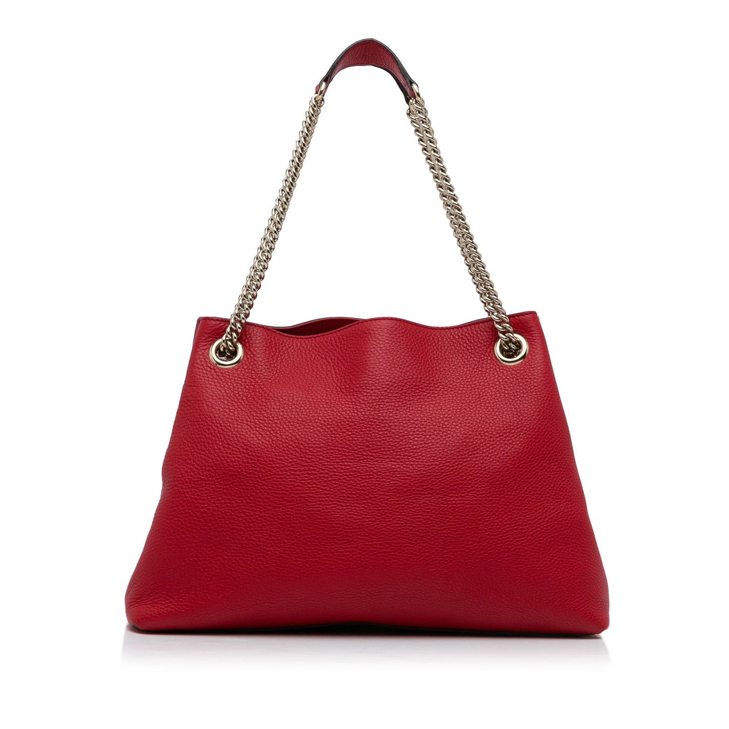 Red Gucci Medium Soho Chain Tote
