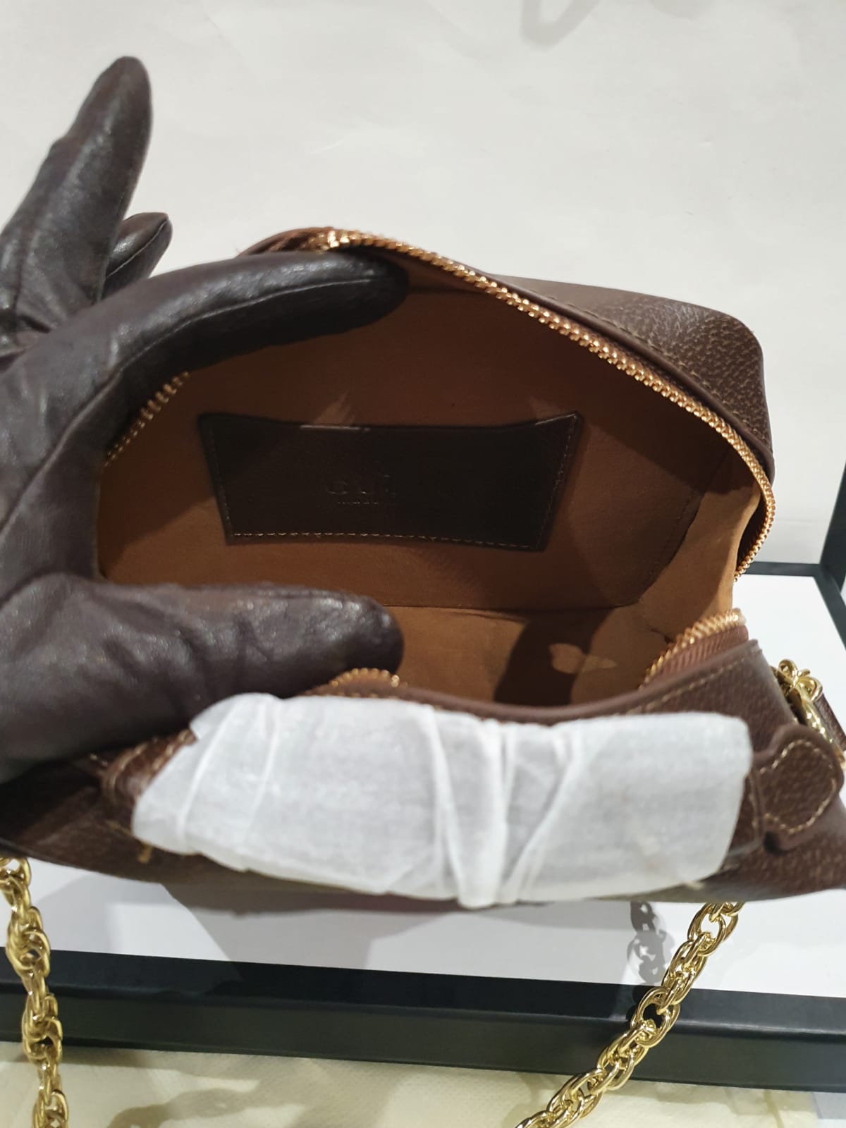Gucci Supreme Ophidia Box mini shoulder Handbag