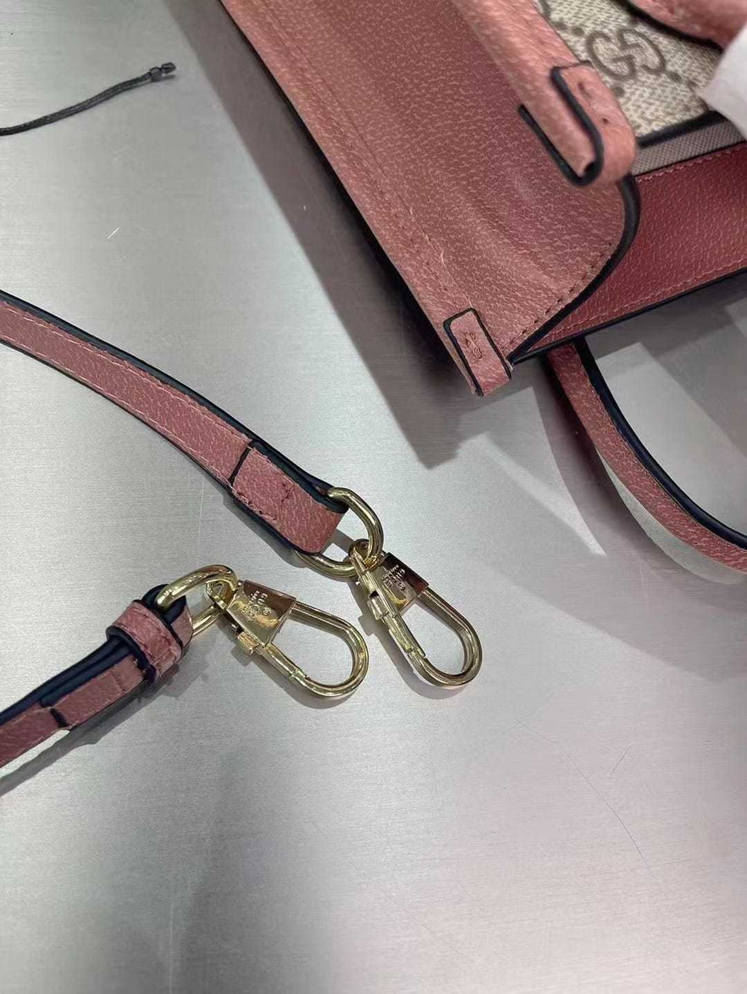 Gucci Canvas Tote Shopper Interlock (Crossbody Shoulder) Handbag