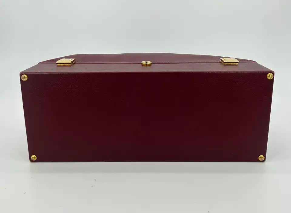 Hermes Rouge Epsom Leather Macpherson Bag c1990s