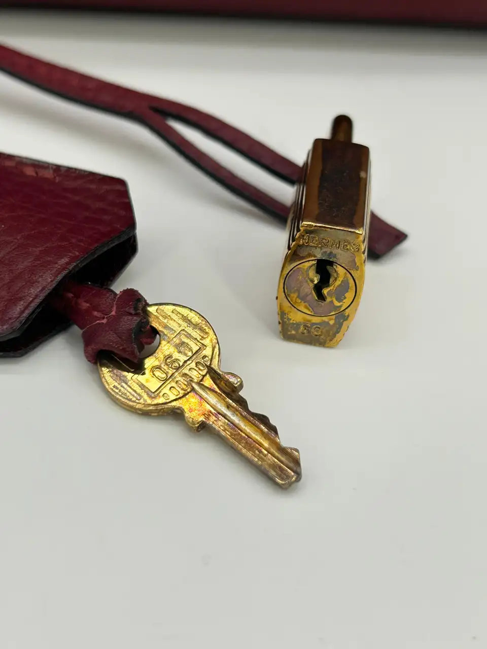 Hermes Rouge Clemence Leather Kelly 40