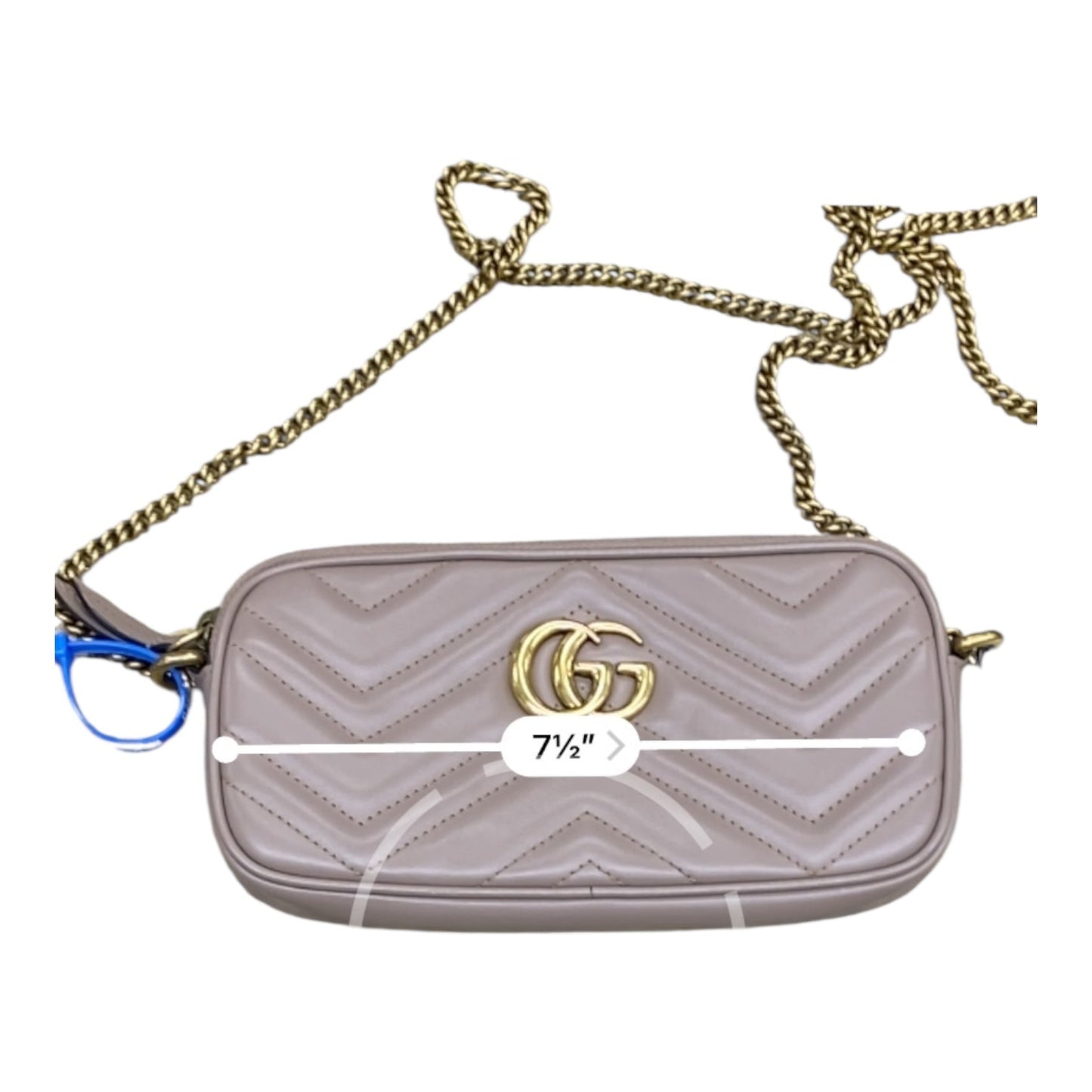 Handbag Luxury Designer By Gucci In Pink, Size:MINI