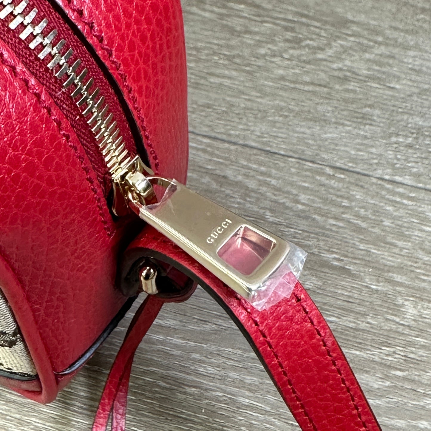 Gucci Bree Crossbody GG Red Leather