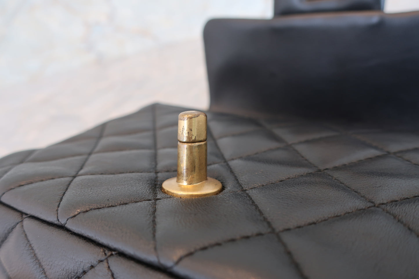 CHANEL/シャネル ミニマトラッセチェーンショルダーバッグ ラムスキン ブラック/ゴールド金具 ショルダーバッグ 700070250