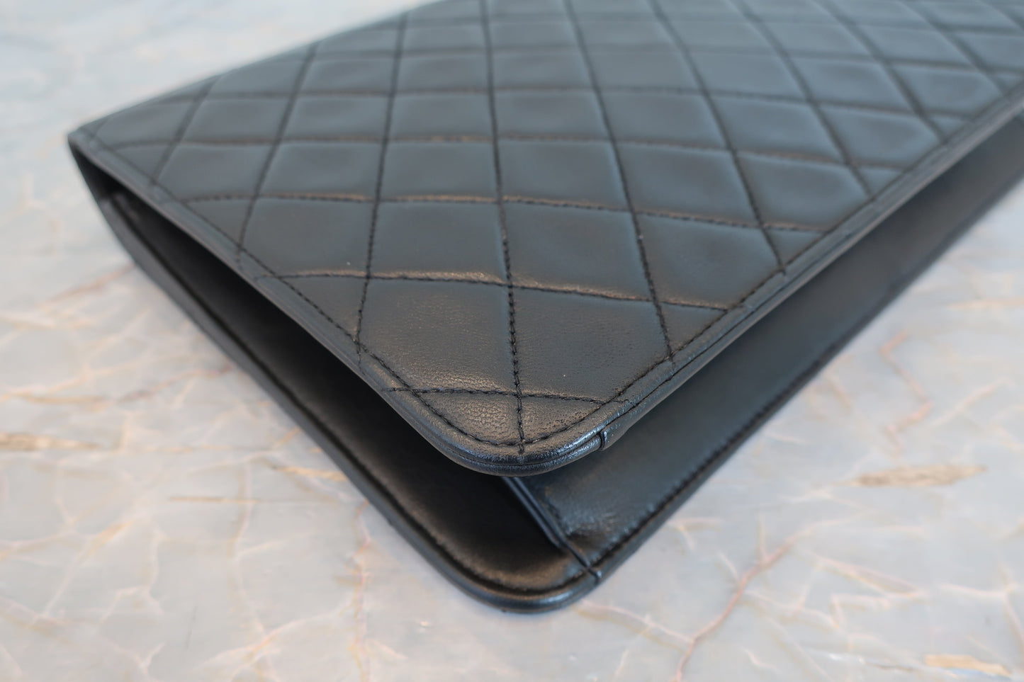 CHANEL/シャネル マトラッセチェーンショルダーバッグ ラムスキン ブラック/ゴールド金具 ショルダーバッグ 700070244