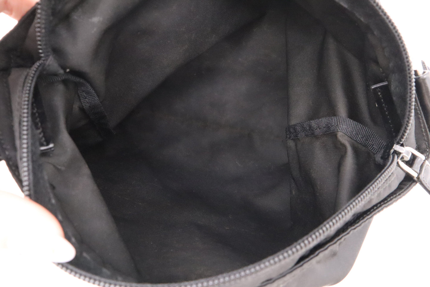 Prada Square Crossbody in Black Nylon