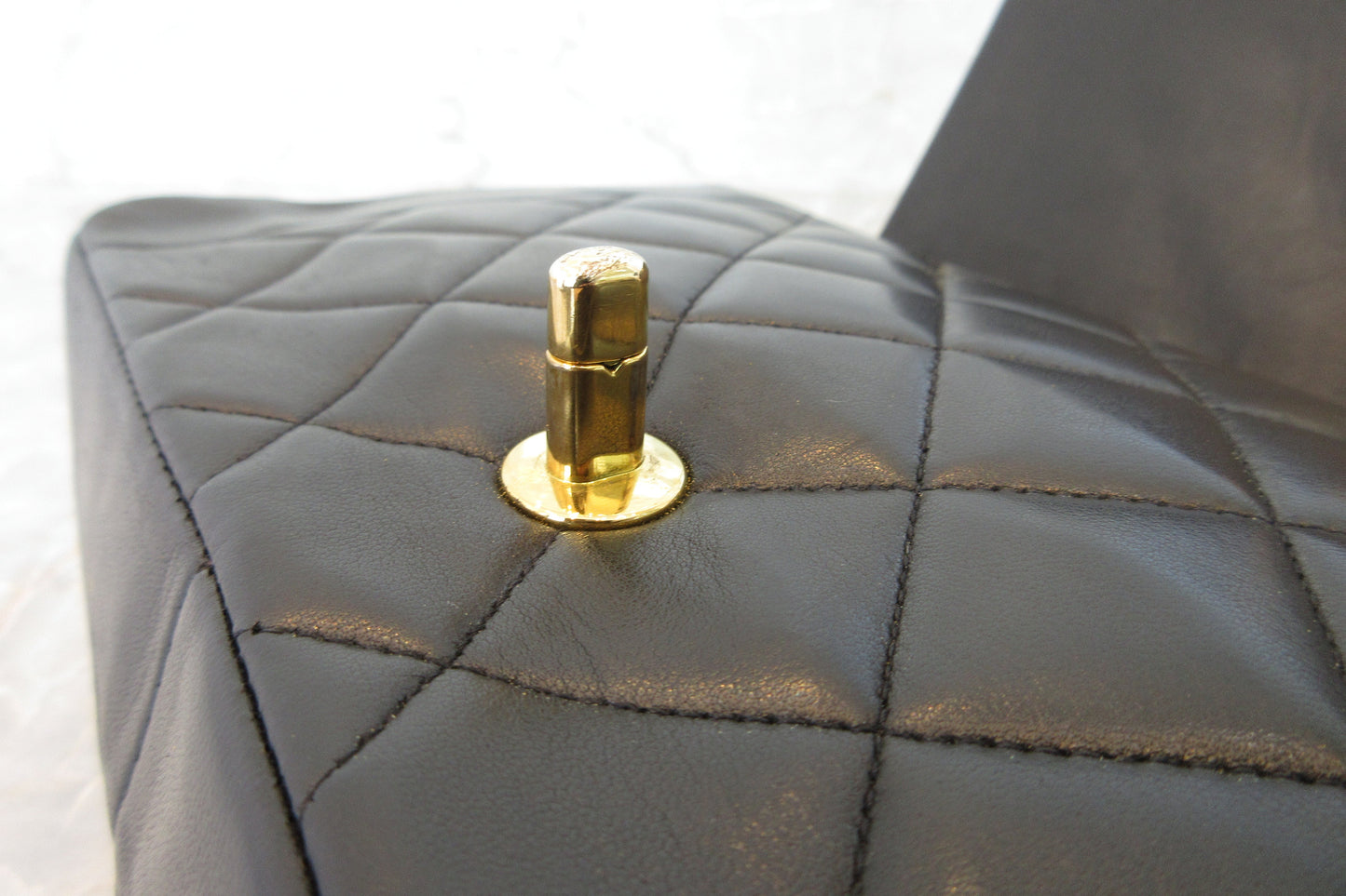 CHANEL/シャネル ダイアナマトラッセチェーンショルダーバッグ ラムスキン ブラック/ゴールド金具 ショルダーバッグ 700070149