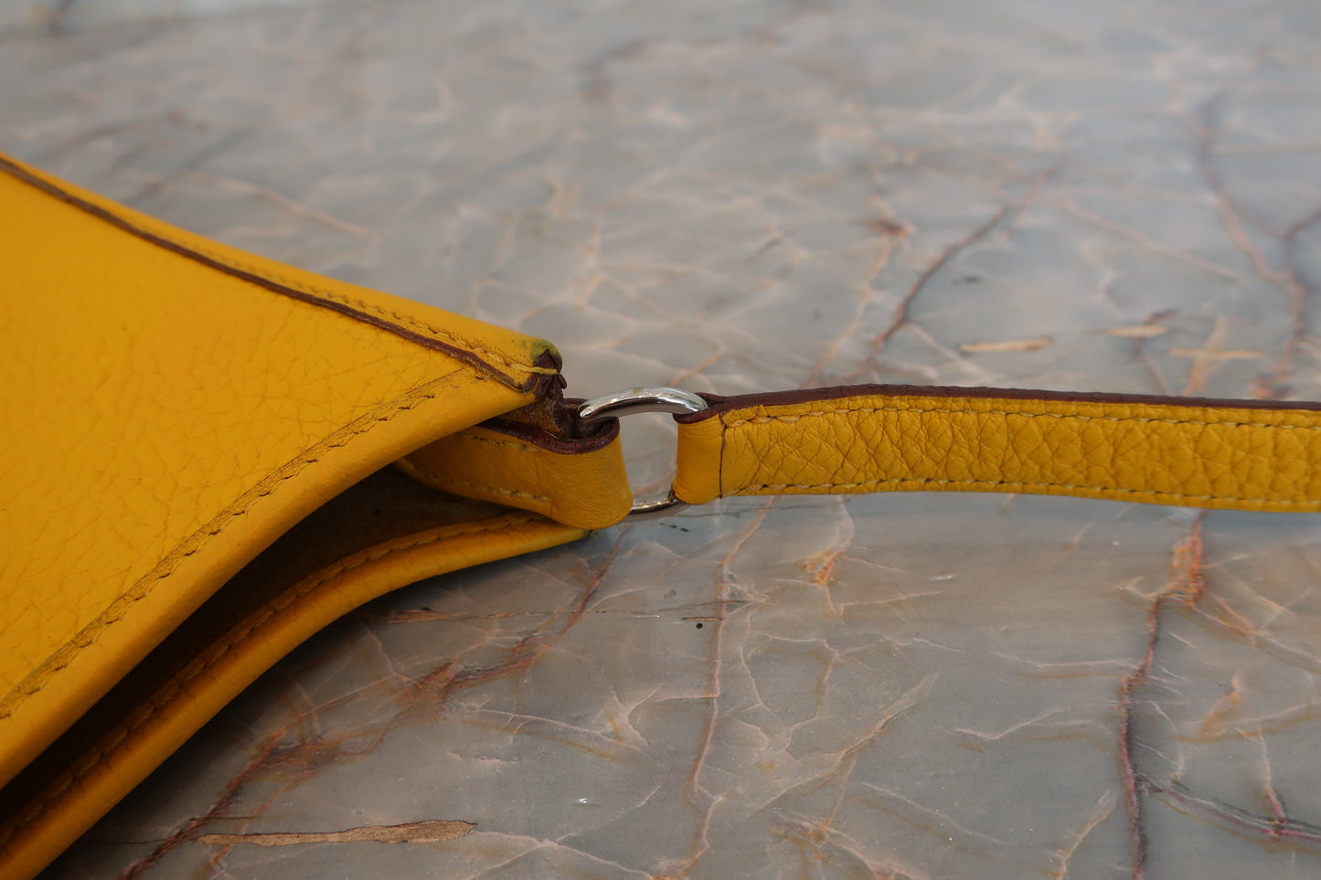 HERMES/エルメス エブリンTPM トリヨンクレマンス ジョーヌ □G刻印 ショルダーバッグ 700070266