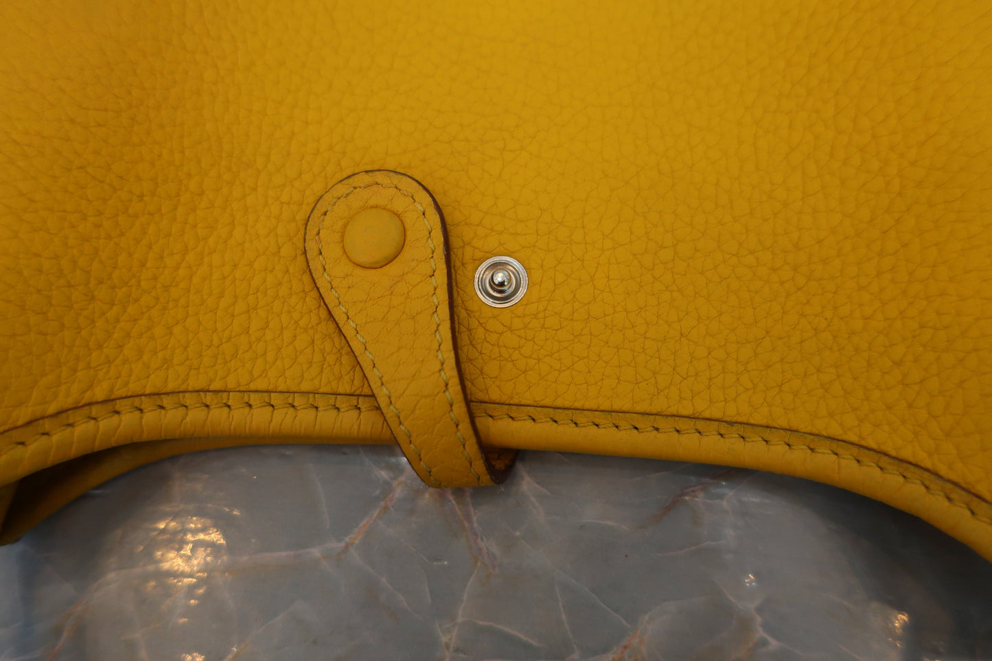 HERMES/エルメス エブリンTPM トリヨンクレマンス ジョーヌ □G刻印 ショルダーバッグ 700070266