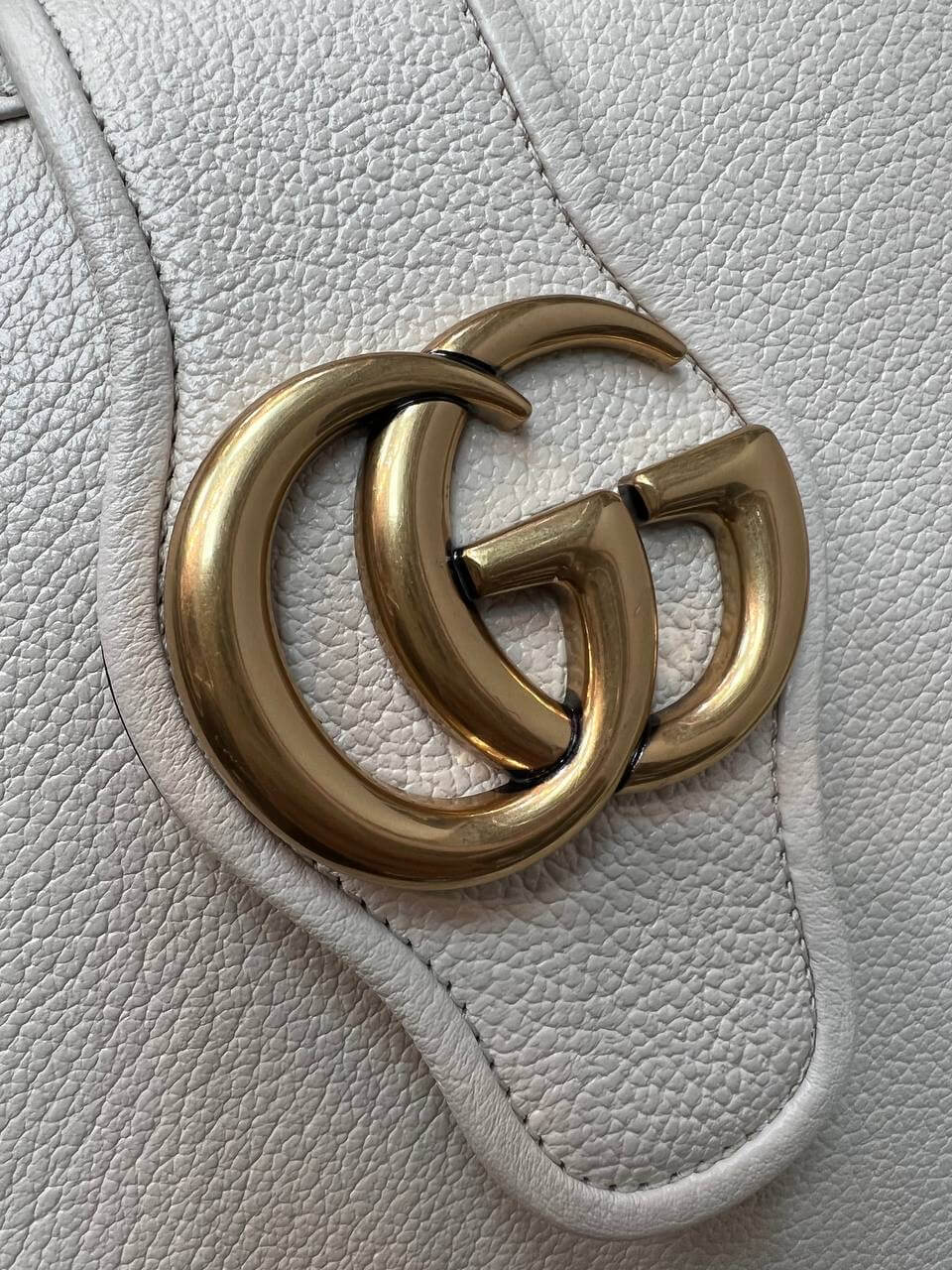 Gucci Aphrodite large shoulder bag white