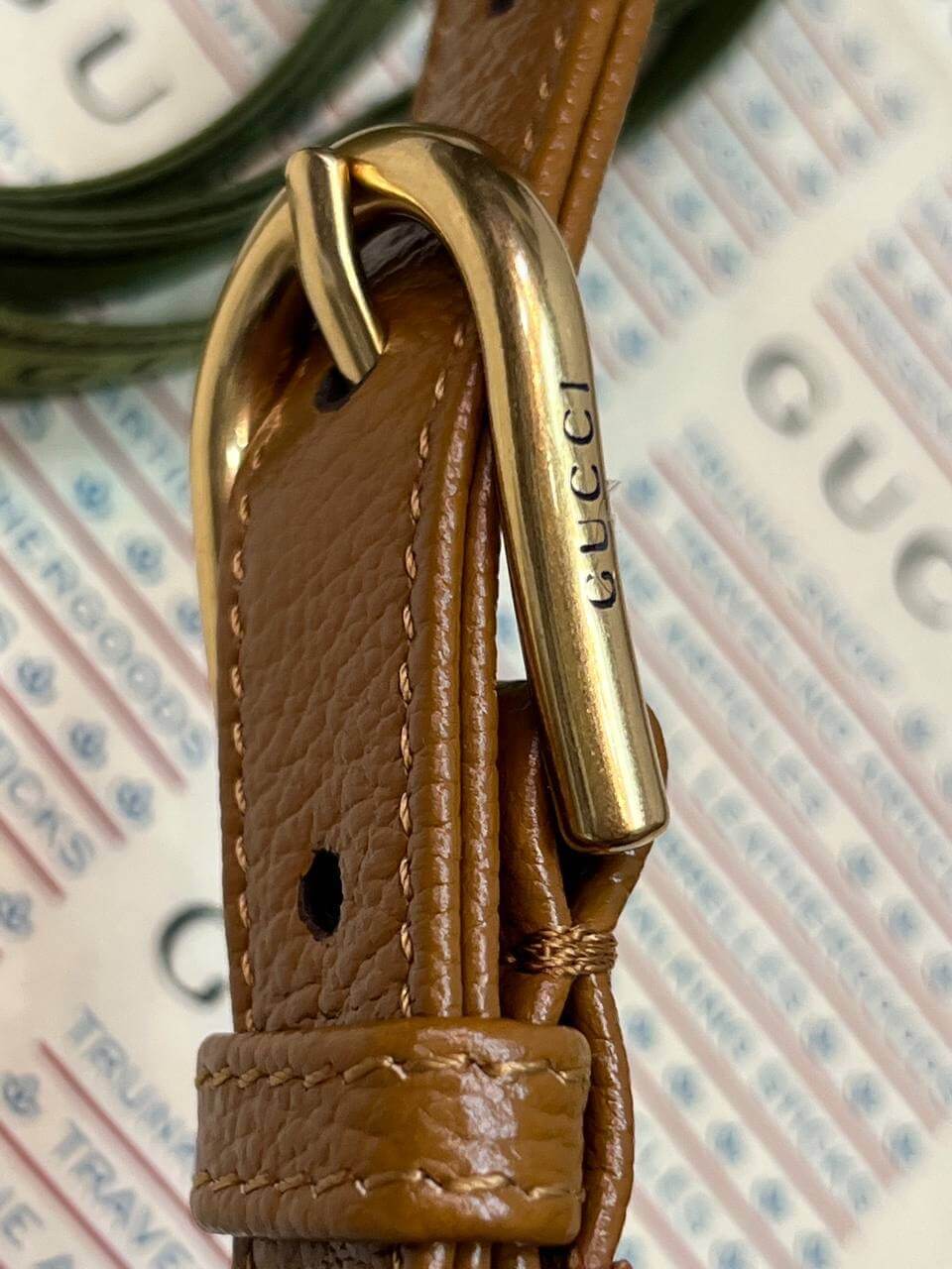 Gucci Aphrodite large shoulder bag brown