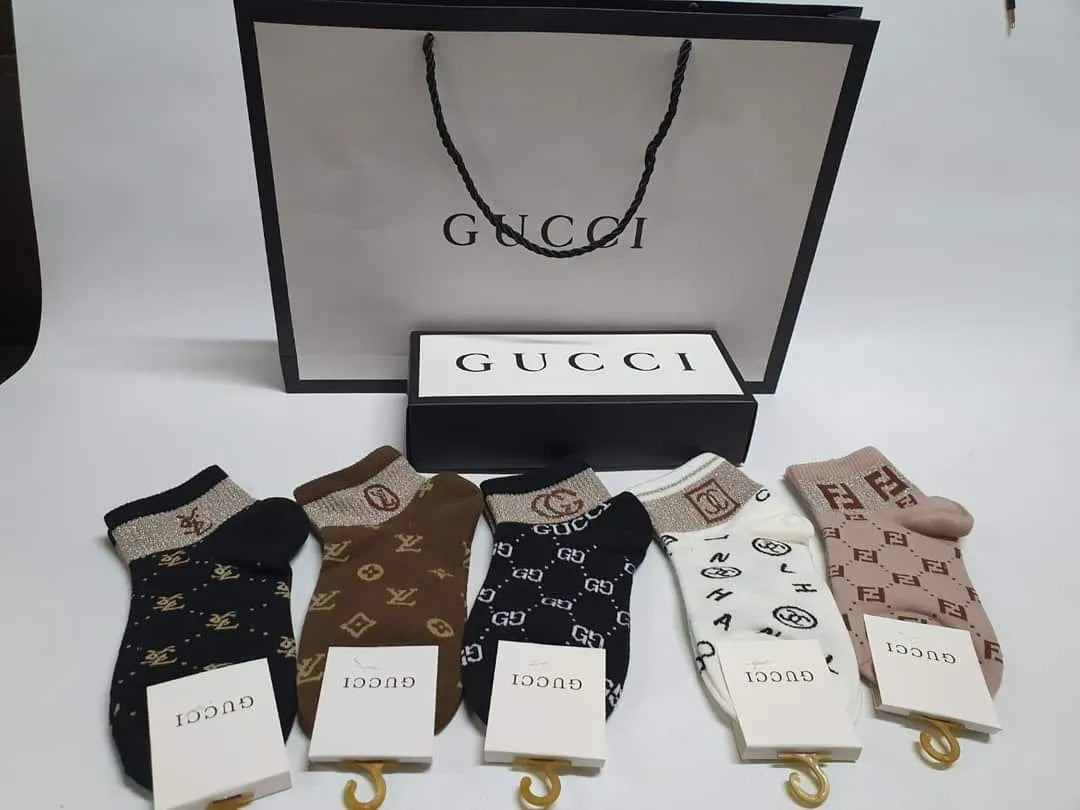 Louis Vuitton , Gucci , Chanel , Fendi , Yves Saint Laurent Socks