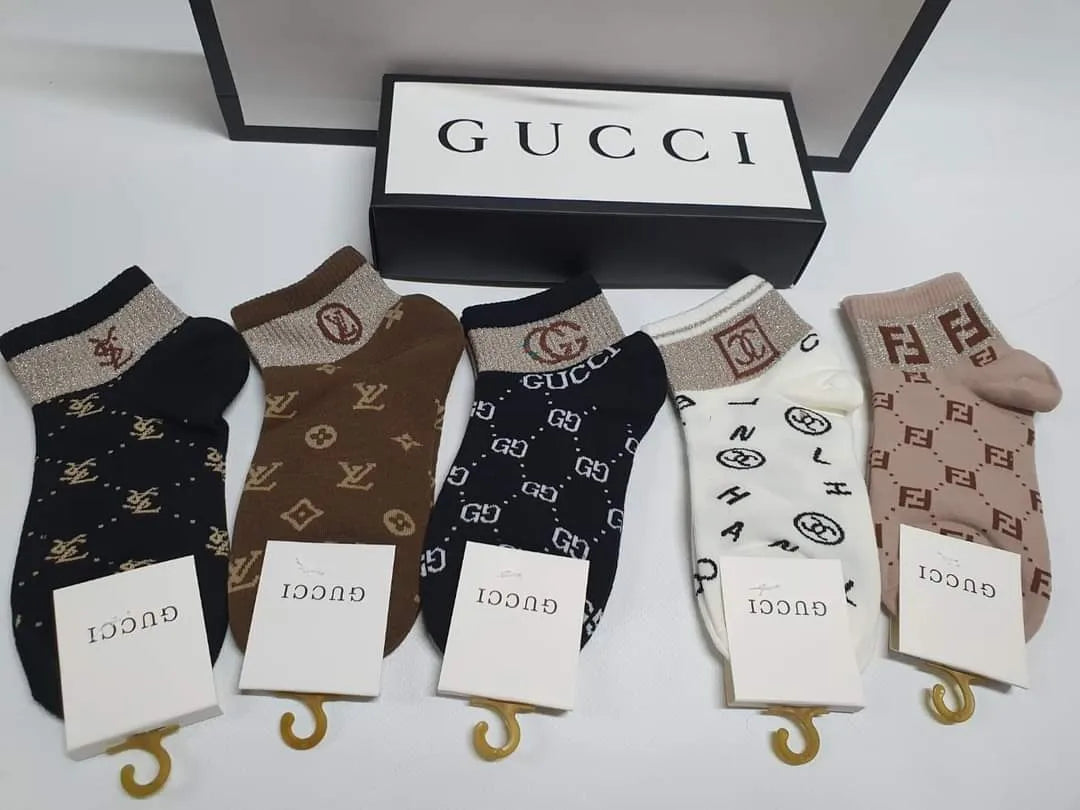 Louis Vuitton , Gucci , Chanel , Fendi , Yves Saint Laurent Socks