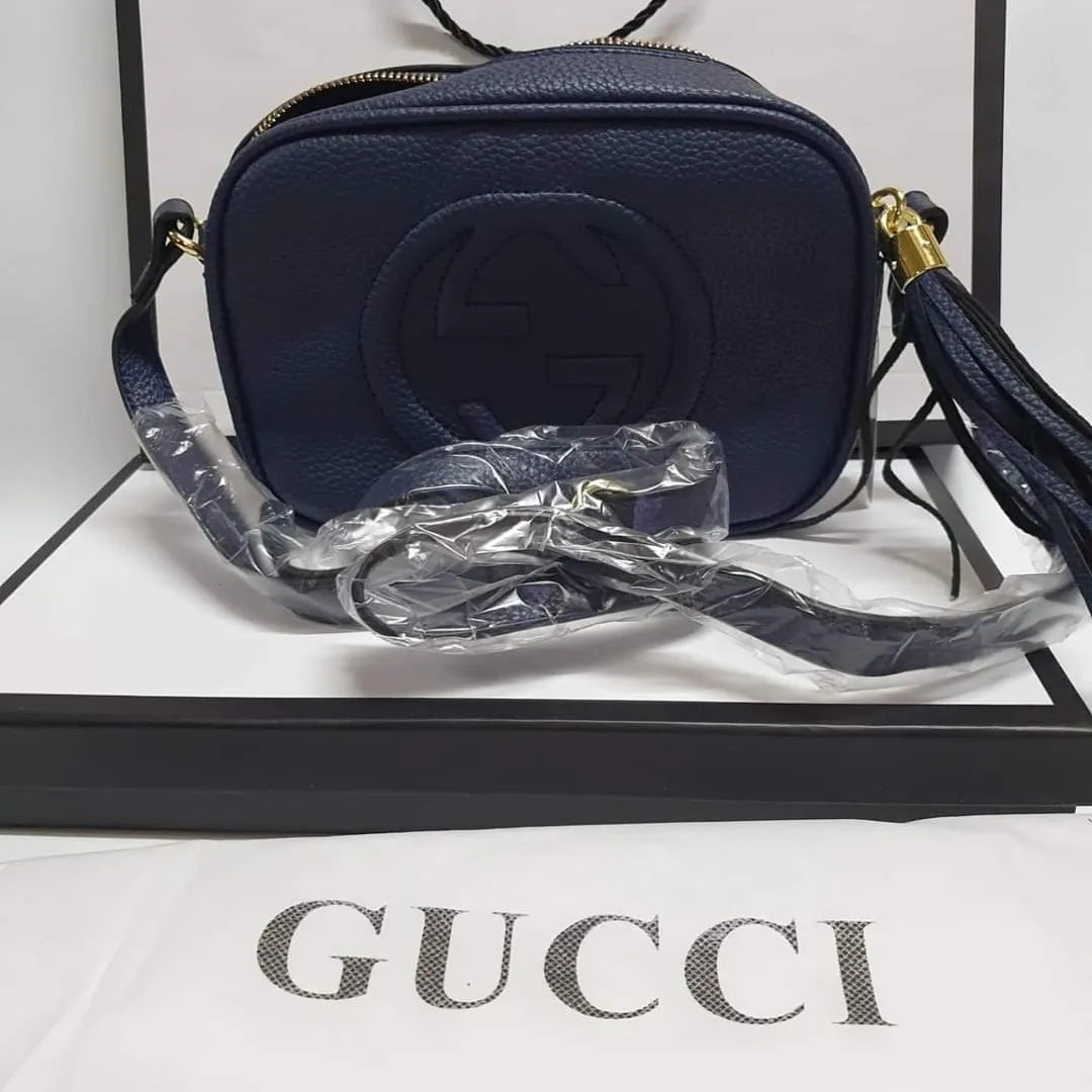 Gucci Soho Disco Handbag (navy blue)