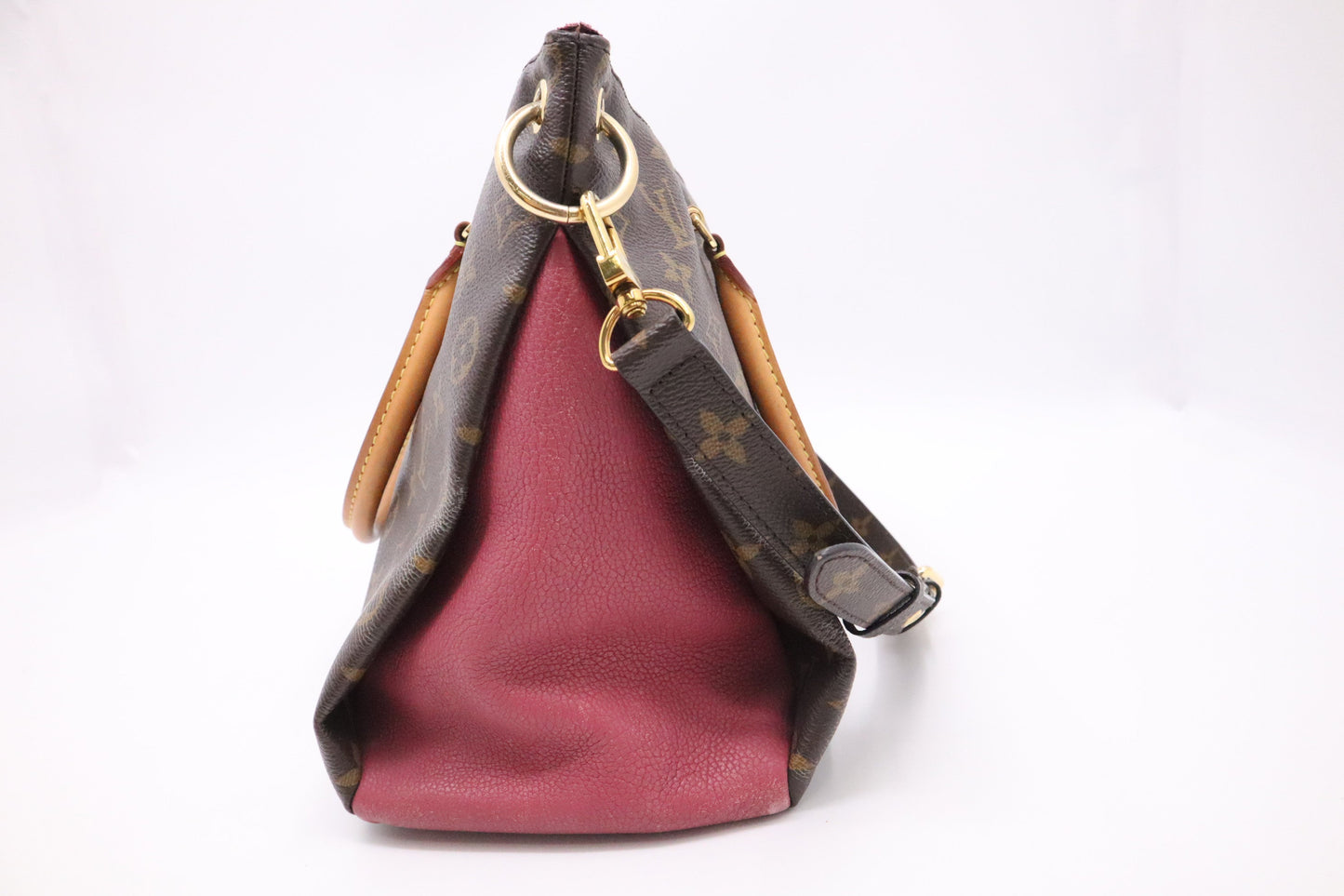 Louis Vuitton Pallas in Pink Leather & Monogram Canvas