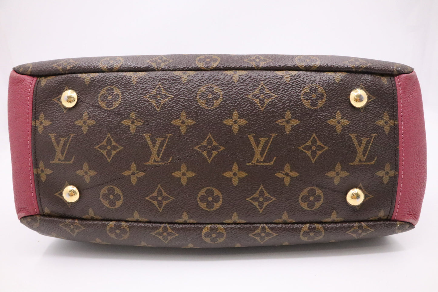Louis Vuitton Pallas in Pink Leather & Monogram Canvas