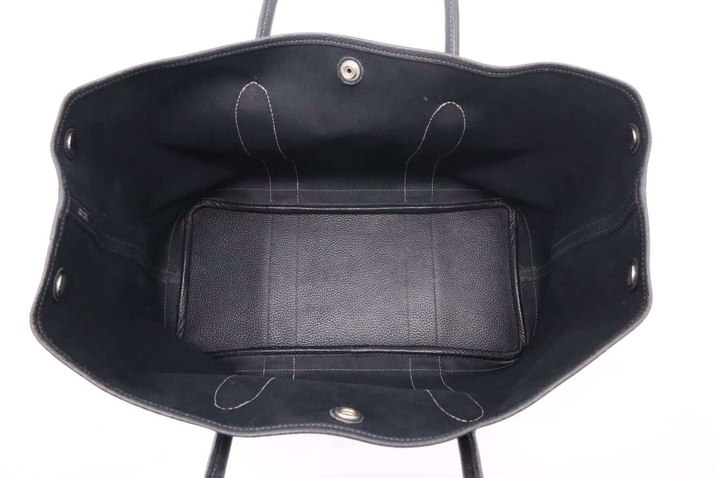Hermes Garden Party 36 Bag in Black Canvas