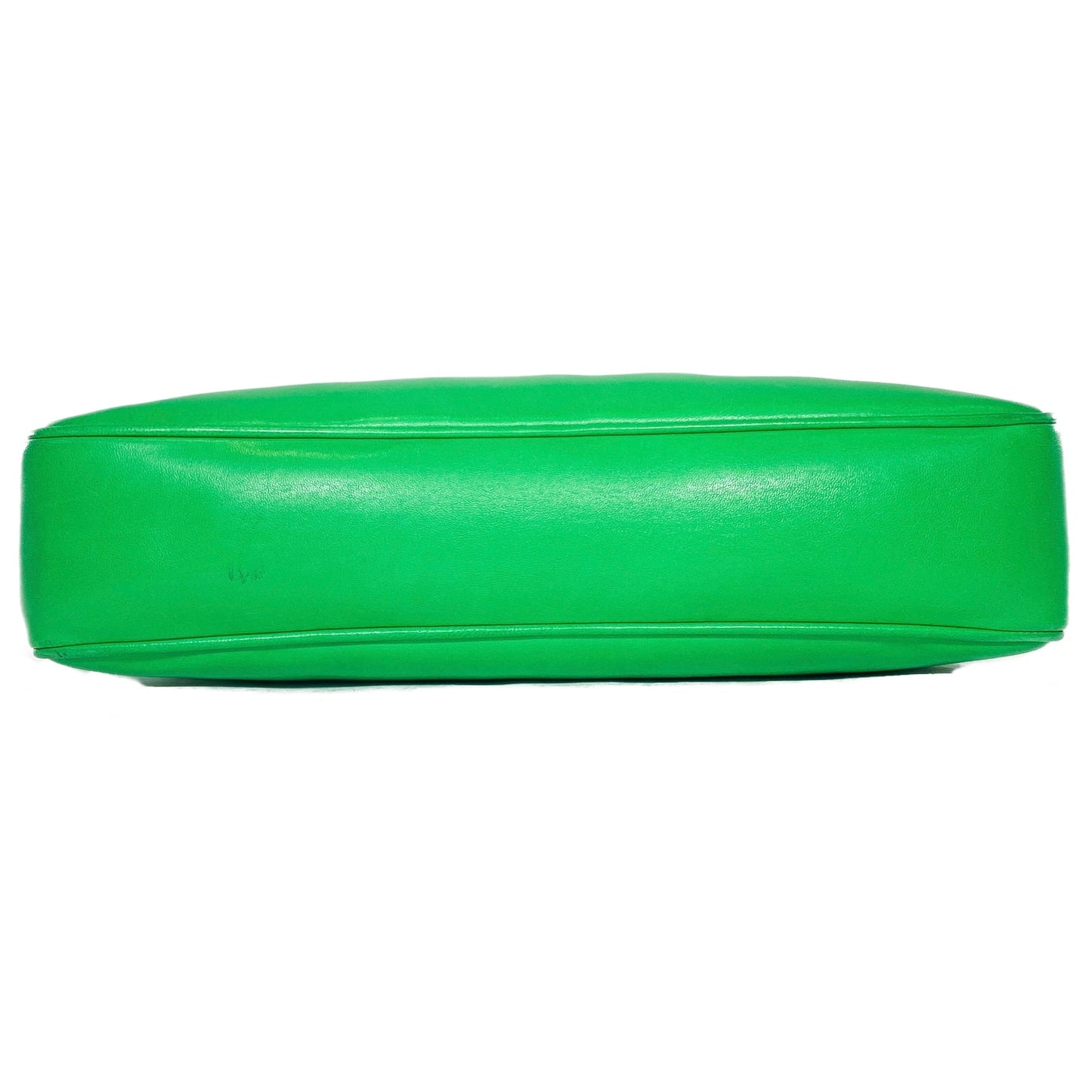 Chanel Green Lambskin Vintage Shoulder Bag