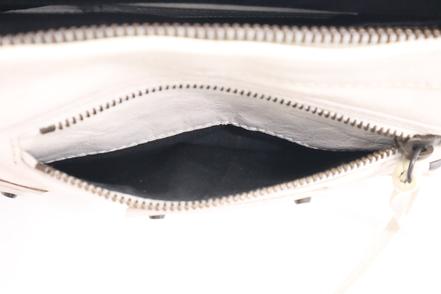 Balenciaga Motocross Classic Hip Bag in White Leather