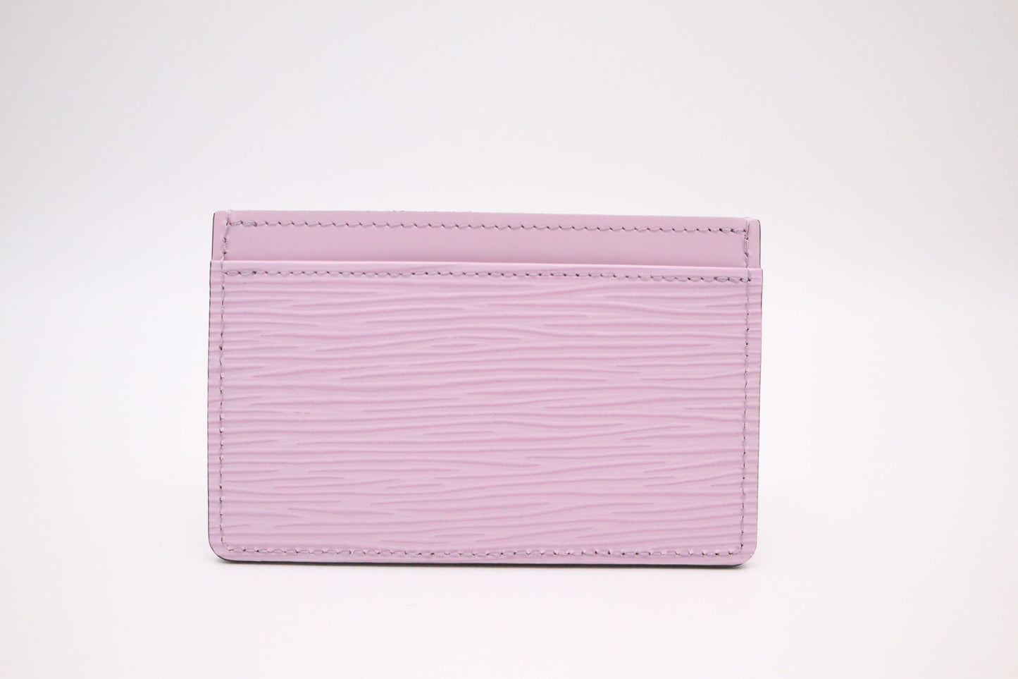 Louis Vuitton Card Case in Lilac Epi Leather