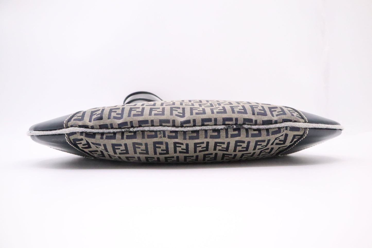 Fendi Tote in Navy Blue Zucca Canvas