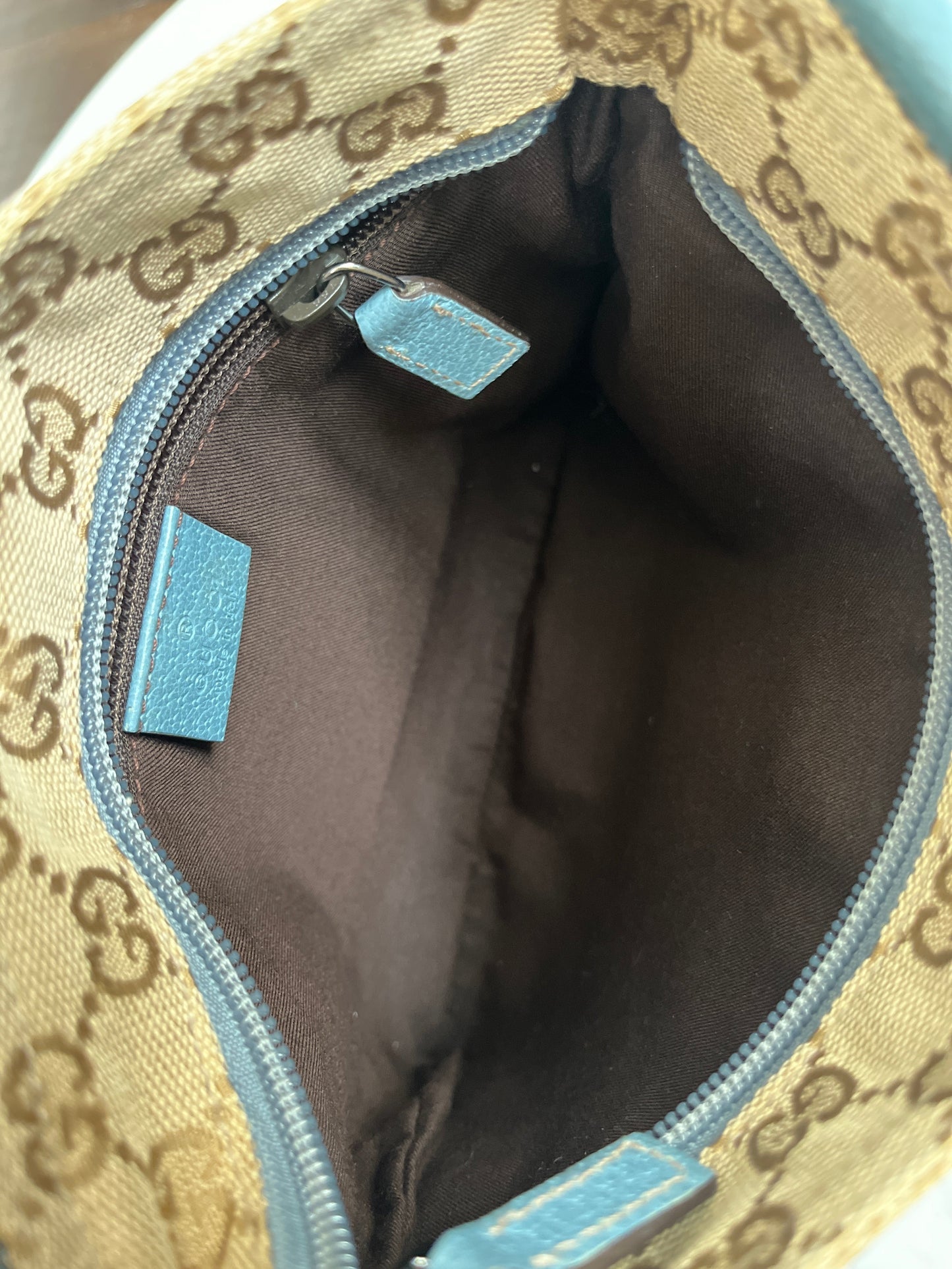 GUCCI - GG CANVAS WEB STRAP SMALL CROSSBODY BAG