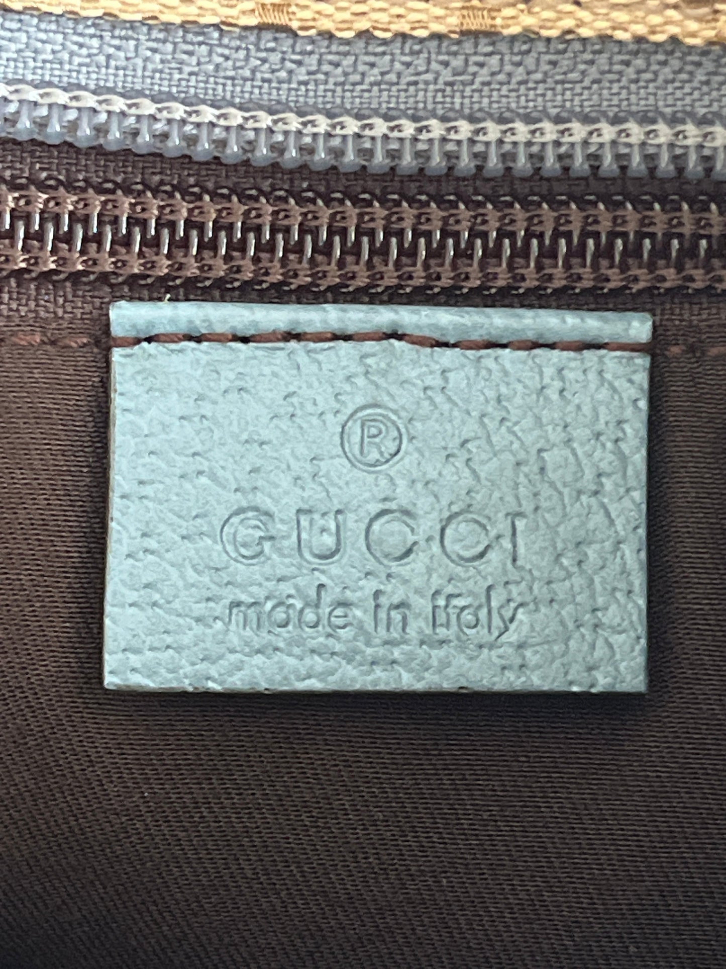 GUCCI - GG CANVAS WEB STRAP SMALL CROSSBODY BAG