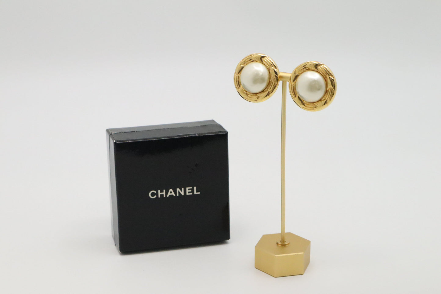 Chanel Clip-On Pearl Earrings