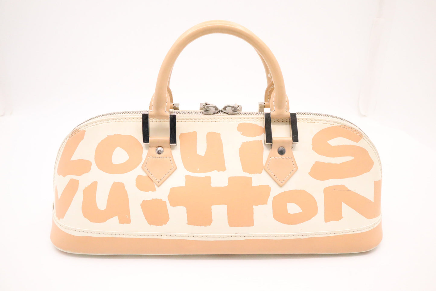 Louis Vuitton Alma in Cream and Beige Graffiti Canvas