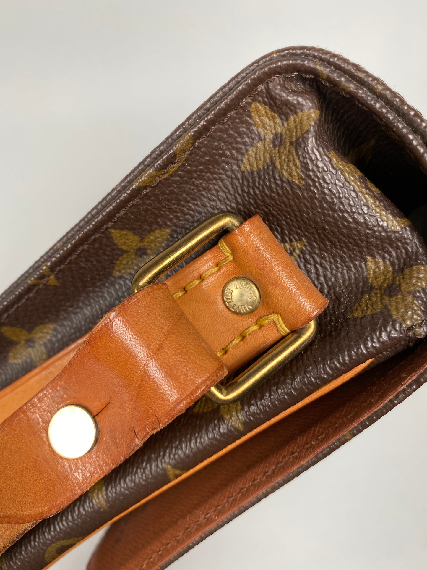 LOUIS VUITTON - CARTOUCHIERE MM CROSSBODY BAG IN MONOGRAM CANVAS