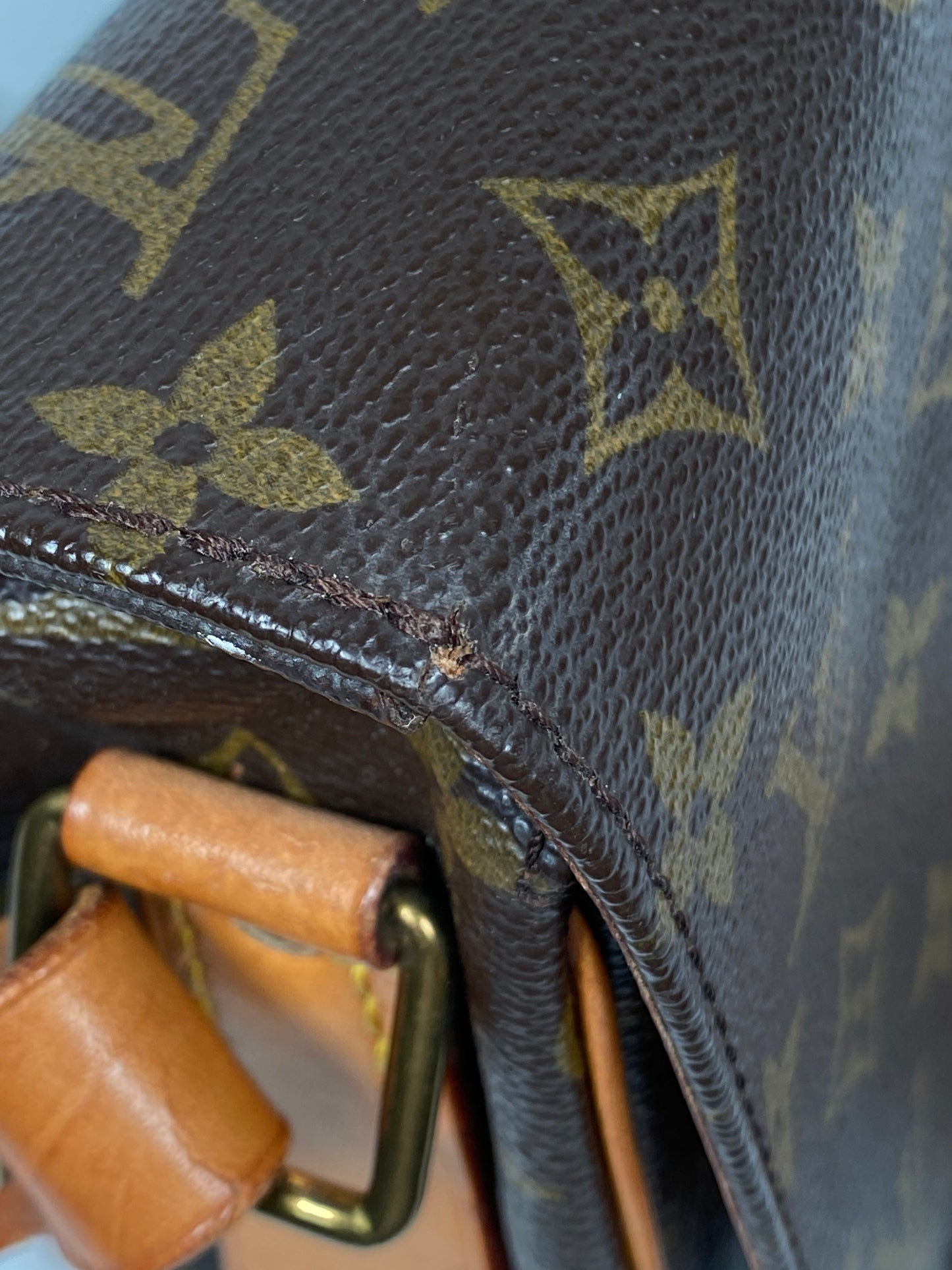 LOUIS VUITTON - CARTOUCHIERE MM CROSSBODY BAG IN MONOGRAM CANVAS