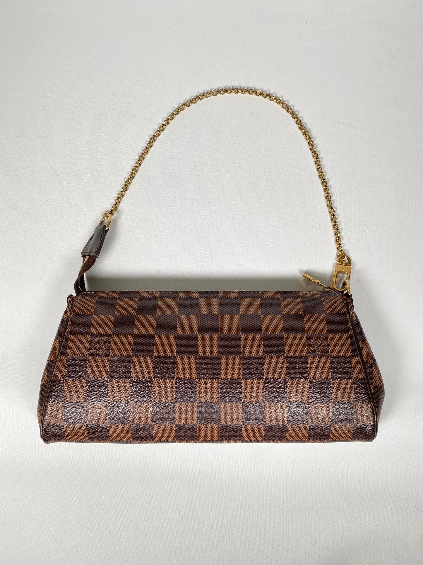 LOUIS VUITTON - EVA CLUTCH IN DAMIER EBENE