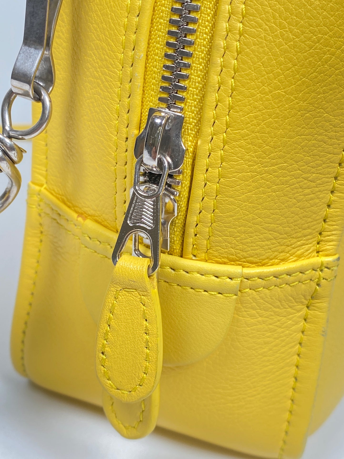 BALENCIAGA - TRIANGLE SQUARE XS BAG IN YELLOW