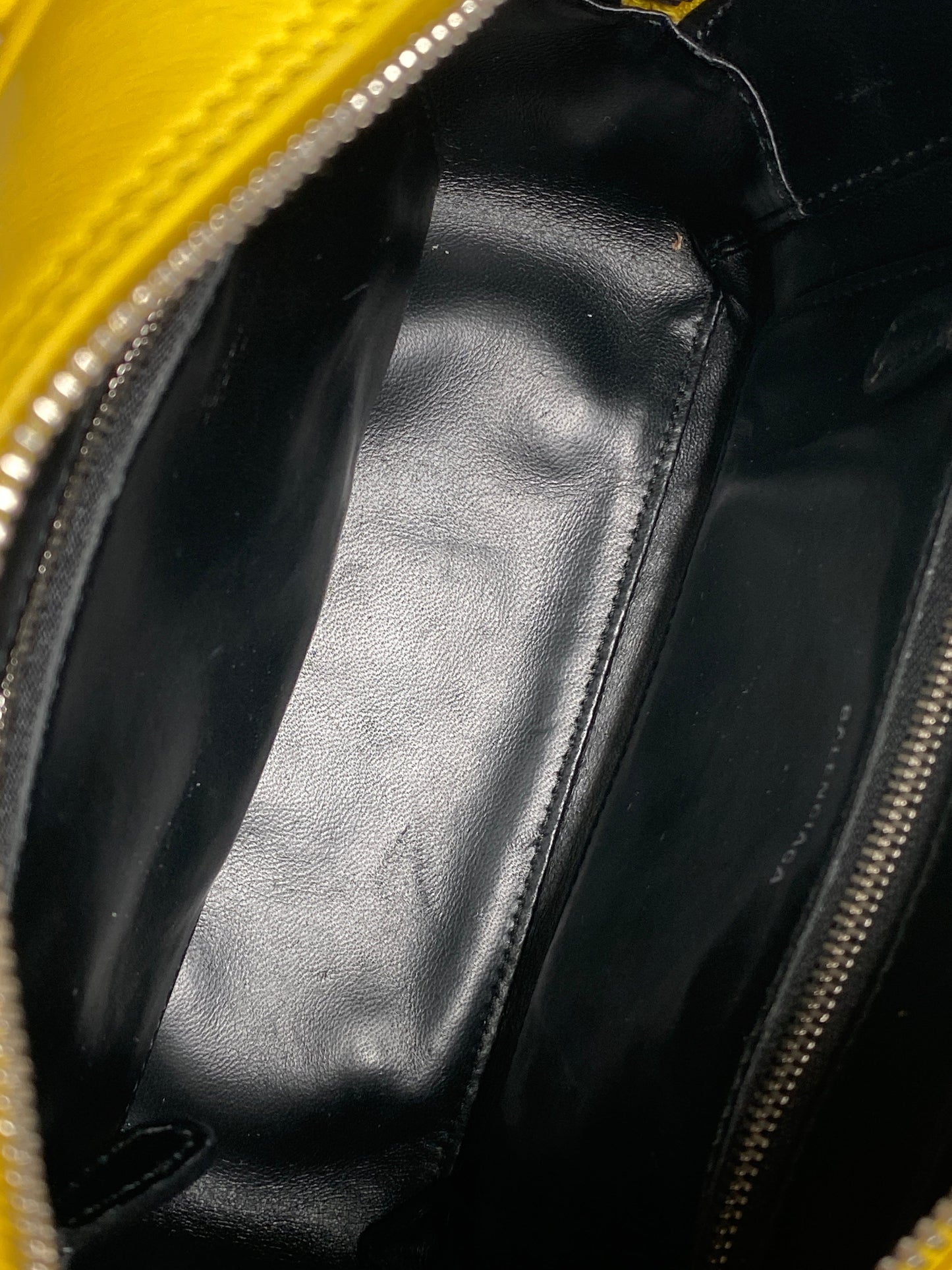 BALENCIAGA - TRIANGLE SQUARE XS BAG IN YELLOW