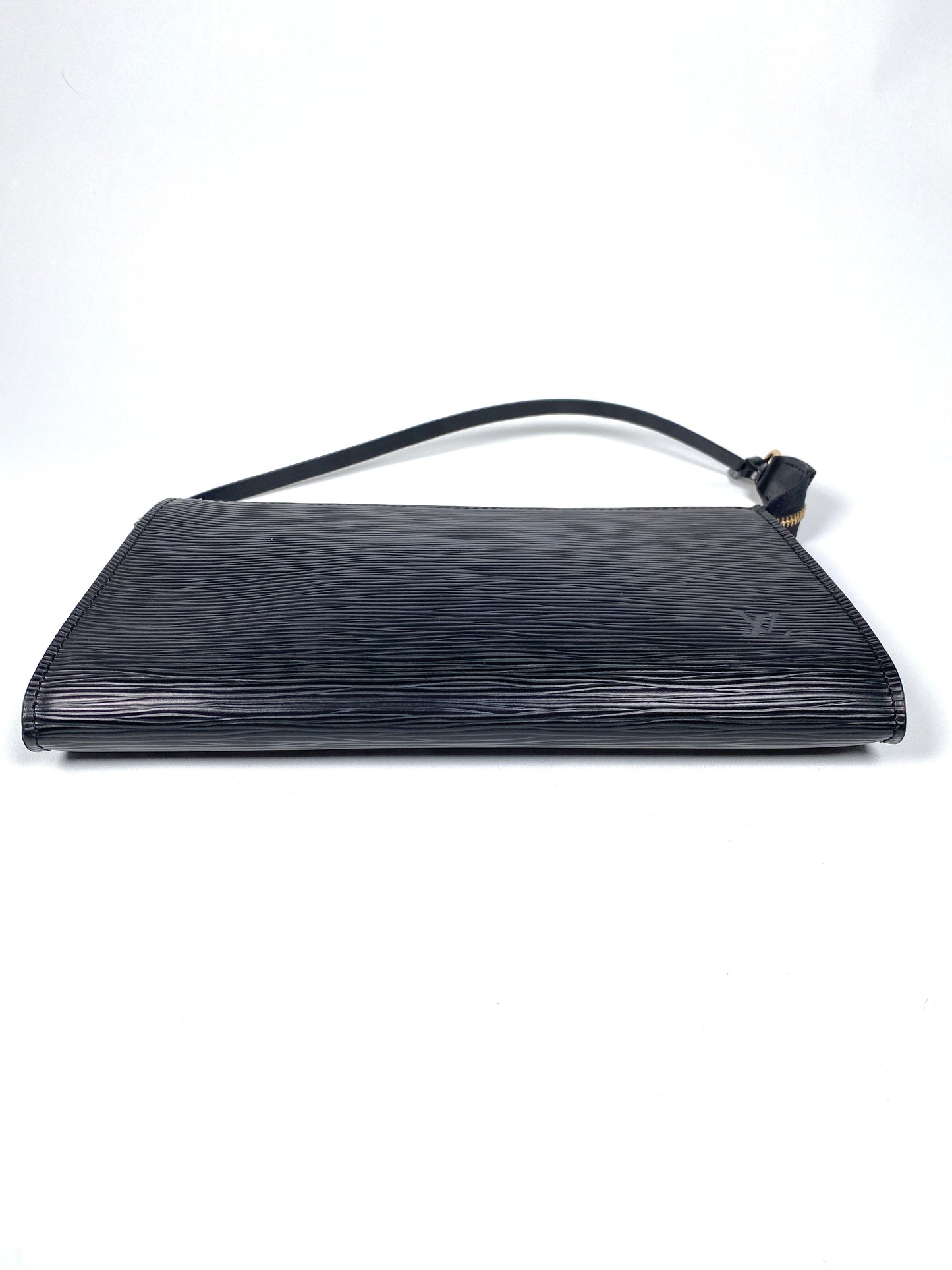 LOUIS VUITTON - POCHETTE ACCESSORIES IN NOIR EPI LEATHER