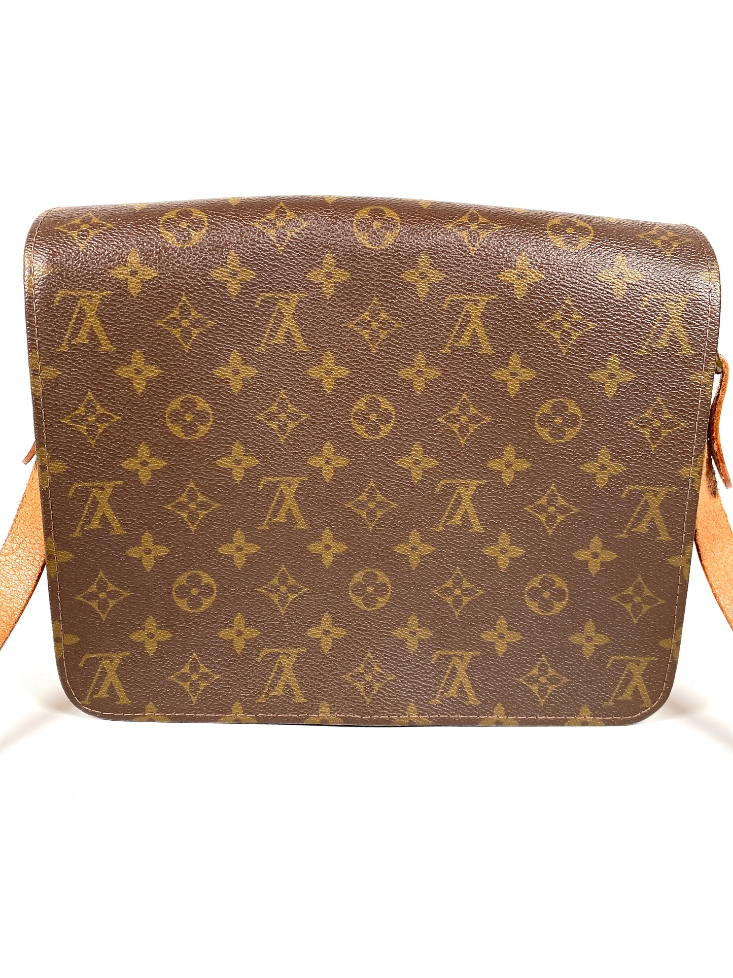 LOUIS VUITTON - CARTOUCHIERE GM MONOGRAM CANVAS CROSSBODY BAG - VINTAGE