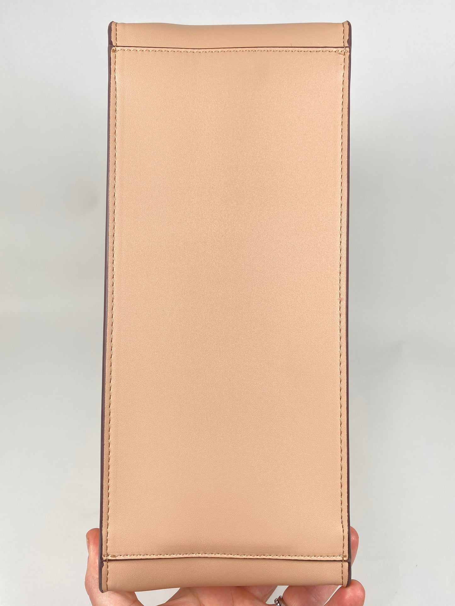 STELLA McCARTNEY - BEIGE PERFORATED LOGO TOTE BAG & POUCH