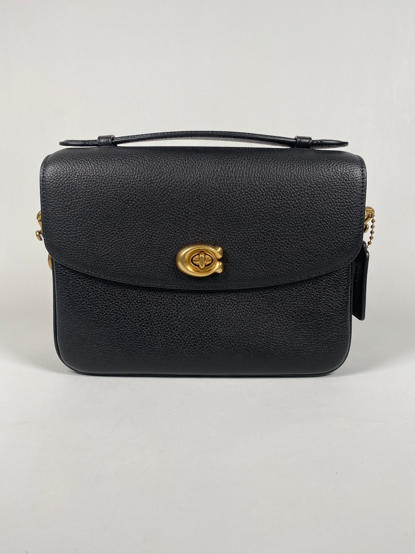 COACH - CASSIE CROSSBODY BAG BLACK LEATHER