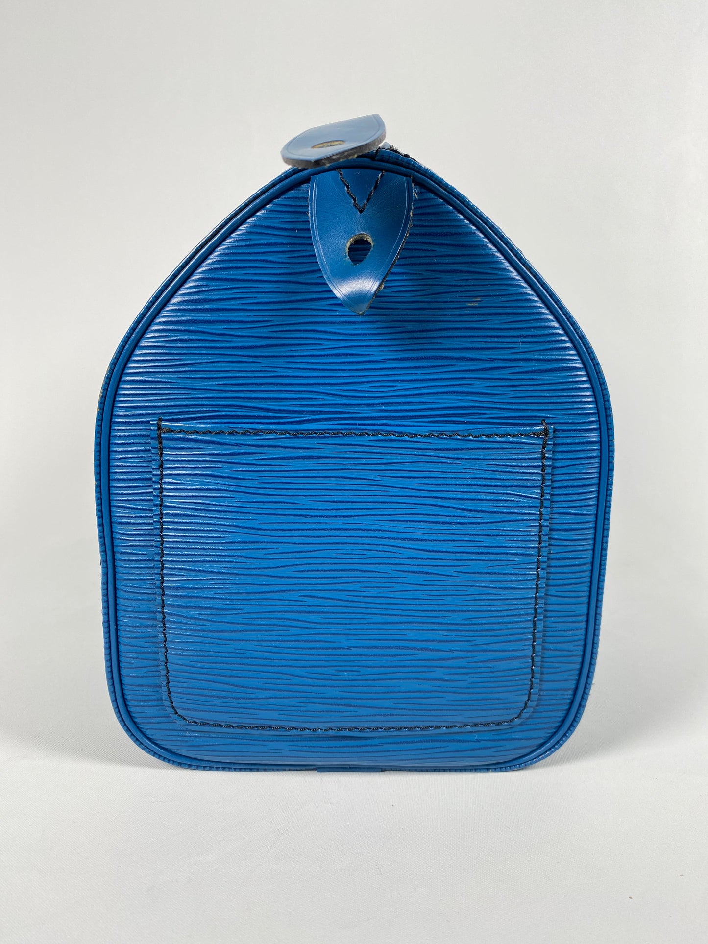 LOUIS VUITTON - BLUE EPI LEATHER SPEEDY 30 BAG - YR 1991
